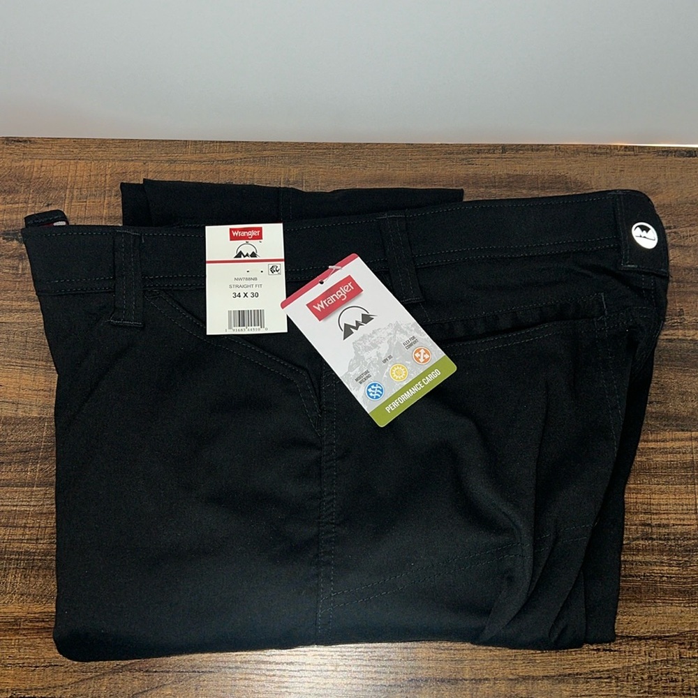 Wrangler men's performance zip cargo pants 34x30